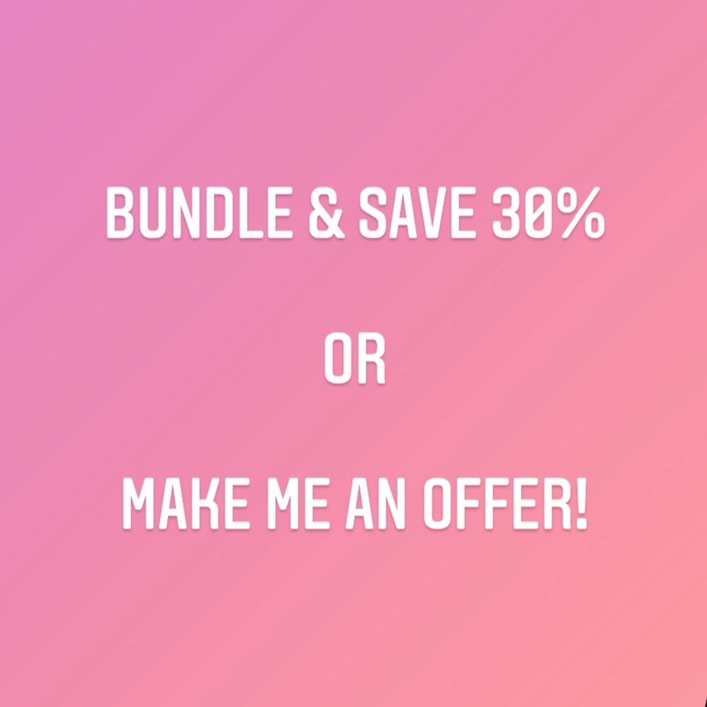 Bundle & Save or Make Me an Offer!